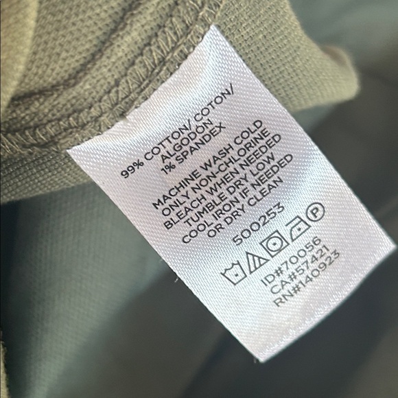 LOFT outlet olive green wide leg crop pants size 16 - Picture 4 of 4